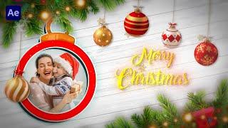 Merry Christmas Slideshow Opener  After Effects Tutorial  Effect For You