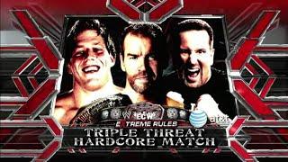 Story of Christian vs Tommy Dreamer vs Jack Swagger — Hardcore Match  WWE Extreme Rules 2009 HD