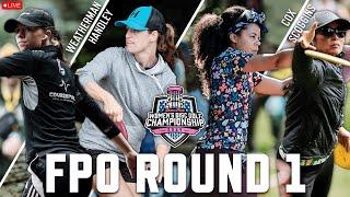 Round 1  2024 Throw Pink Womens Disc Golf Championship