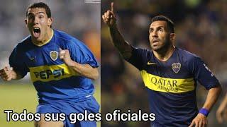 Todos los goles oficiales de Carlos Tevez en Boca