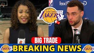 END OF THE NOVEL ZACH LAVINE ON THE LAKERS BIG EXCHANGE IS CONFIRMED SHAKE THE NBA LAKERS NEWS