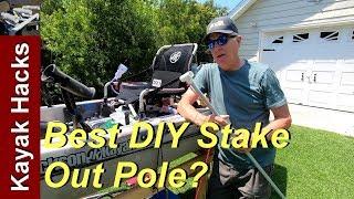 DIY Stake Out Pole Kayak Anchor - No PVC Stake Out Pole Part 1