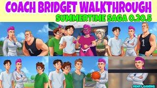 Coach Bridget Walkthrough Summertime Saga 0.20.5  Coach Bridget Storyline