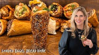 Everything Bagel EVERYTHING Loaded Bagel Bread Kone Recipe EASY & VIRAL