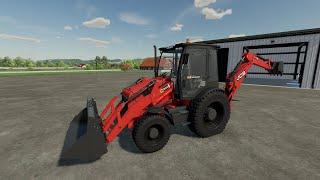 FS22 JCB Backhoe Loader Farming Simulator 22 Mods