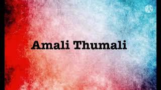 Amali Thumali song lyrics song by HaricharanChinmayi & Shweta Mohan