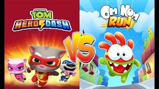 Talking Tom Hero Dash VS Om Nom Run #1  TapGaming  Android Games