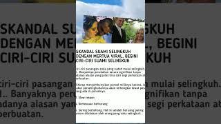 SKANDAL suami selingkuh sama mertua ?  ini ciri² nya  #suamiistri #shorts #subscribe