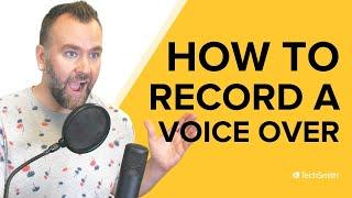 How to Record a Voice Over Even from Home