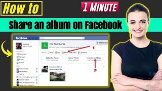 How to share an album on facebook 2024