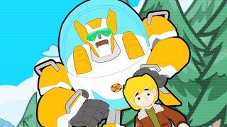 Virtual Disaster  Transformers Rescue Bots  Full Episodes  Transformers Junior
