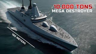 UK Builds 10000 Ton Destroyer Making It The Most Feared Warship On Earth  Navys Type 83