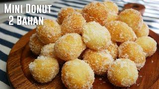 Mini Donut Gebu Hanya 2 Bahan Jimat & Sedap