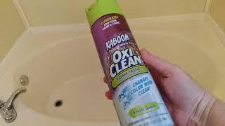 Product Review Kaboom Foaming Cleaner with Oxi