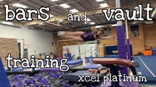 bars and vault training  january - may