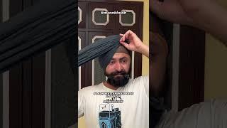 One Minute Turban Tutorial Shorts  Wattan Wali Pagg 6.5 Meter Rubia Voile