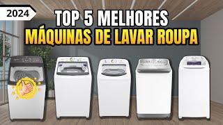 5 MELHORES MÁQUINA DE LAVAR ROUPAS 2024 Qual a MELHOR MÁQUINA DE LAVAR ROUPAS CUSTO BENEFÍCIO?