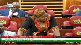 Drama in Parliament as MPs who voted YES Demand for Apology from MP Koimburi for saying they got 2M