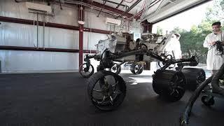 Twin of NASA’s Perseverance Mars Rover Moves Into New Home