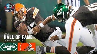 New York Jets vs. Cleveland Browns Game Highlights  2023 Hall of Fame Game