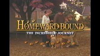 Homeward Bound the Incredible Journey 1993 vhs trailer