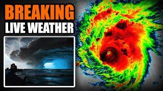 Hurricane Beryl Texas Landfall As It Happened...