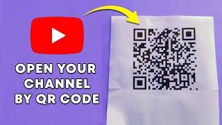 Create QR code for your YouTube channel  Open youtube channel bt QR code