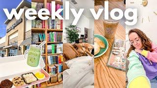 cozy reading week + spiraling bc why not 🪐 WEEKLY VLOG