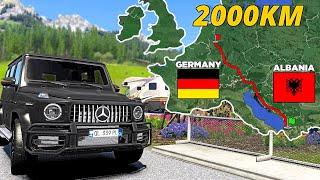 ETS2 Longest Road Trip Tirana to Cologne Albania to Germany  Euro Truck Simulator 2