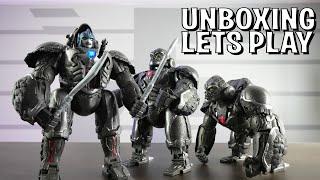 UNBOXING & LETS PLAY -  OPTIMUS PRIMAL - Ultimate Transformers Animatronic Robot