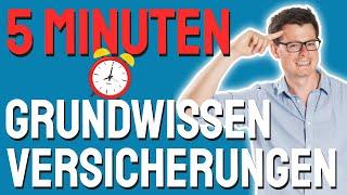 In 5 Minuten mehr über Versicherungen lernen als in 10 Jahren Schule  Grundwissen Versicherungen