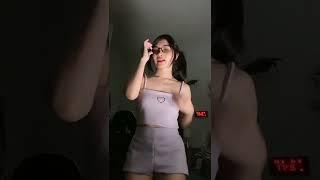 TIKTOK CEWEK CANTIK PEMERSATU BANGSA TENGTOP TALI TIPIS  SHORTS