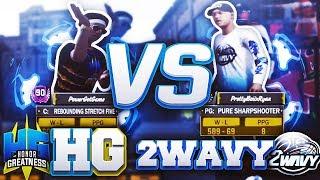 NBA 2K18 CLAN BATTLE - HG VS 2WAVY  PRETTYBOII RYAN VS HG POWER  GAME OF THE YEAR