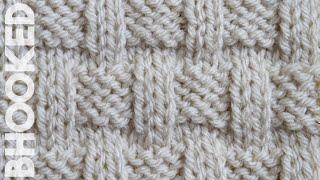 How to Knit the Basket Weave Stitch