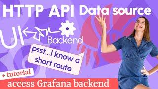 HTTP API Grafana data source  Easy access to Grafana backend  Includes a quick tutorial