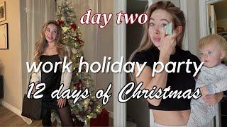 get ready with me for my work holiday party