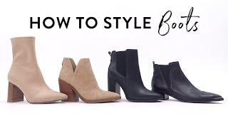 HOW TO STYLE BOOTS & BOOTIES  What to wear with different types of boots  Miss Louie