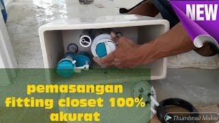 Instalasi cistern closet duduk