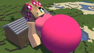 Giant minecraft pink vore girl - Minecraft Animation