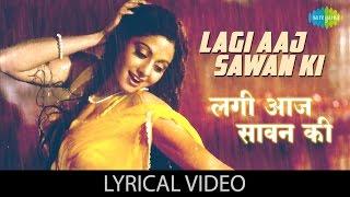 Lagi aaj sawan with lyrics  लगी आज सावन गाने के बोल  Chandni  Sridevi & Rishi Kapoor