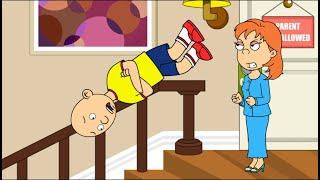 Rosie Pushes Caillou Down the StairsGrounded