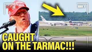 Trump Plane SPOTTED NEXT TO PUTIN Plane at FRIDAY SPEECH