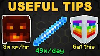 Top 14 OP And Useful Tips  Hypixel Skyblock
