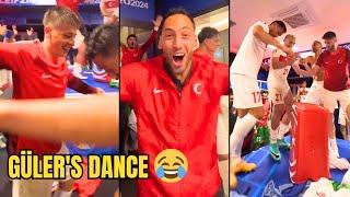  Arda Gulers Dance  Turkey Players Crazy Dressing Room Celebration   Austria  Euro 2024