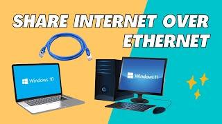 Share Internet from PC to PC via EthernetLAN cable