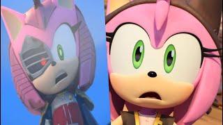 Sonic Prime Cyborg Amy Rose meets Pirate Amy Rose