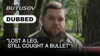 Fights for Ukraine Against the Russian Invader with Prosthesis Instead of Leg  DUBBED