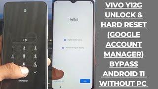 Vivo Y12G Hard Reset Pin Unlock & Google Account Bypass Without Pc Android 11 Work 100% 2021