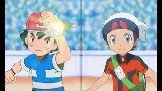 Pokemon Battle USUM Ash Vs Brendan Z-Move Vs Mega Evolution