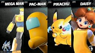 Mega-Metal-Reflect Battle Bumblebee vs Crewmate vs Pikachu vs Daisy